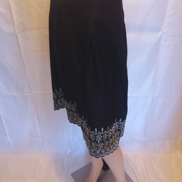 Old Navy Skirt, black n beige, sz 12 - Picture 3 of 8